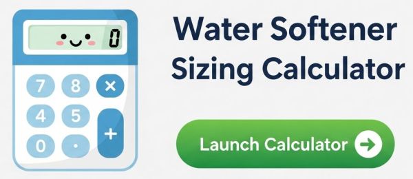 An online calculator that helps answer the question: what size water softener do I need?