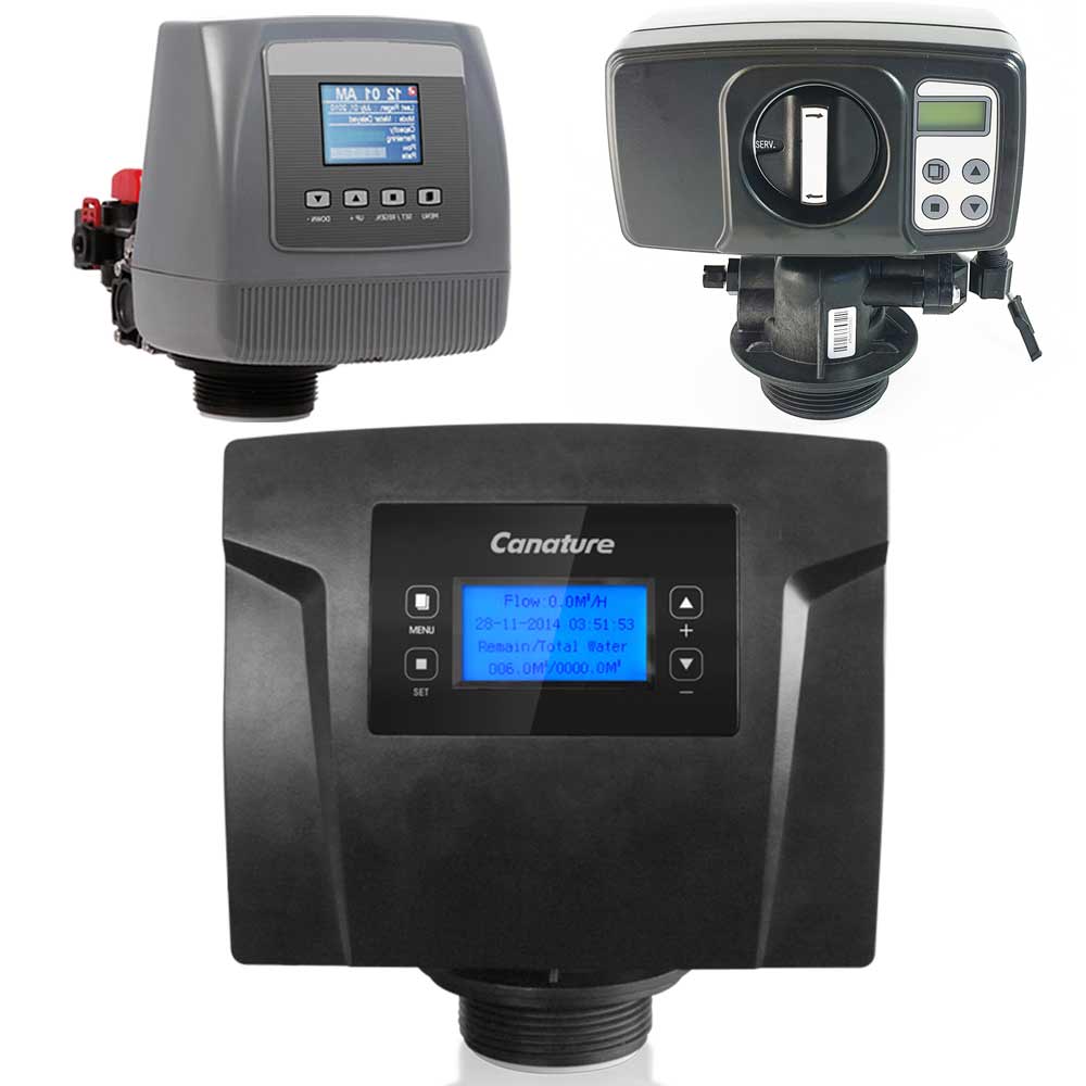 The Canature high-efficiency water softener control valve.