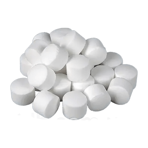 High-purity water softener salt pellets, the professional's choice for preventing bridging.